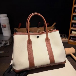 가든파티 Gardenparty 30 (캔버스) 米白拼布金棕，内里柠檬黄