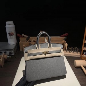버킨 Birkin 25 (토고) 积云灰金扣