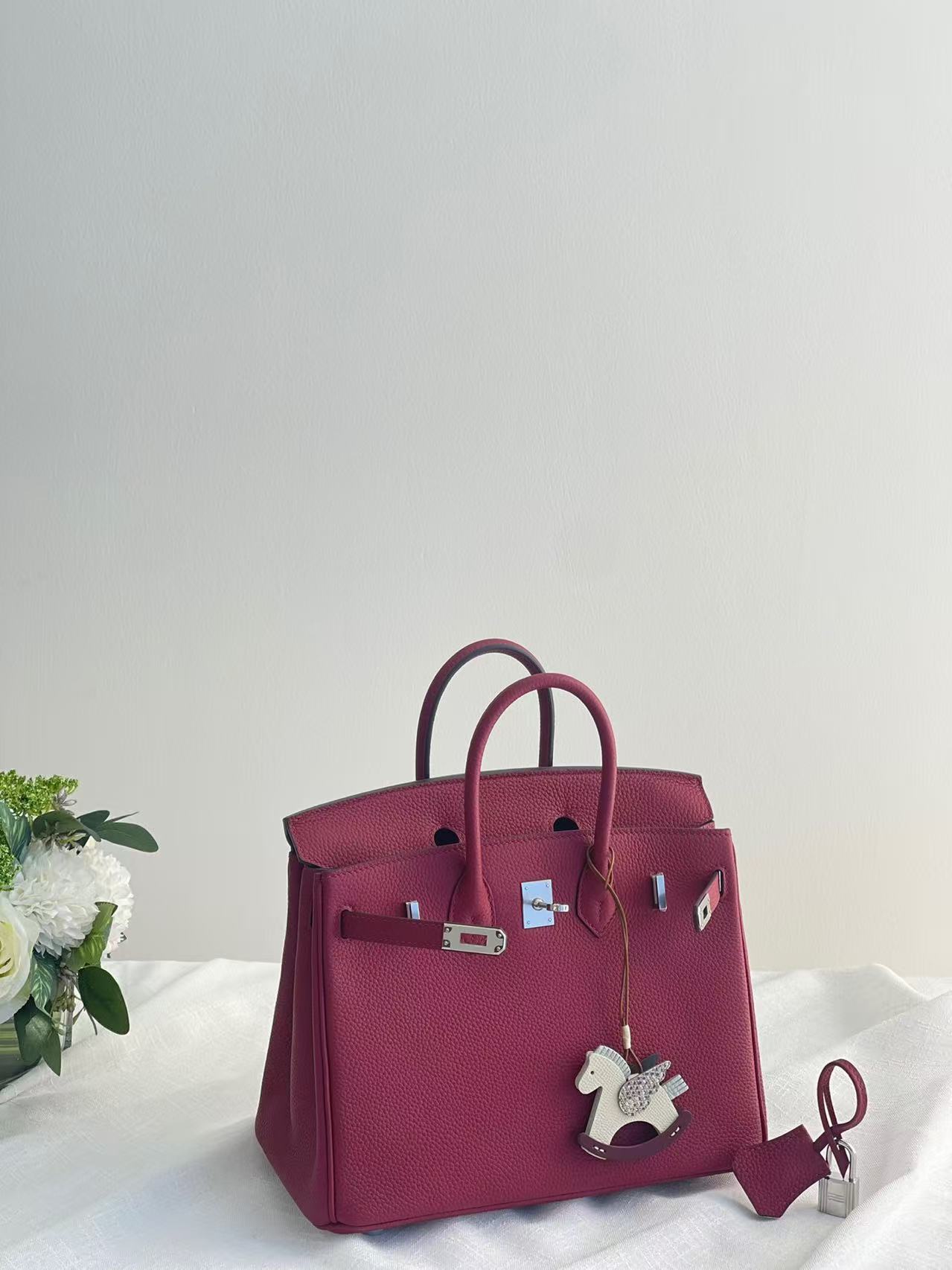 버킨 Birkin 25 (토고) 石榴红