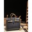 버킨 Birkin 25 앱송 (国epsom) 黑色拼奶茶