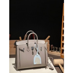 버킨 Birkin 25 앱송 (国epsom) 沥青灰