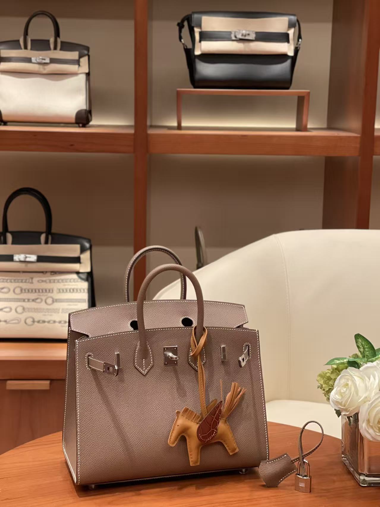 버킨 Birkin 25 앱송(国epsom) 梦幻紫