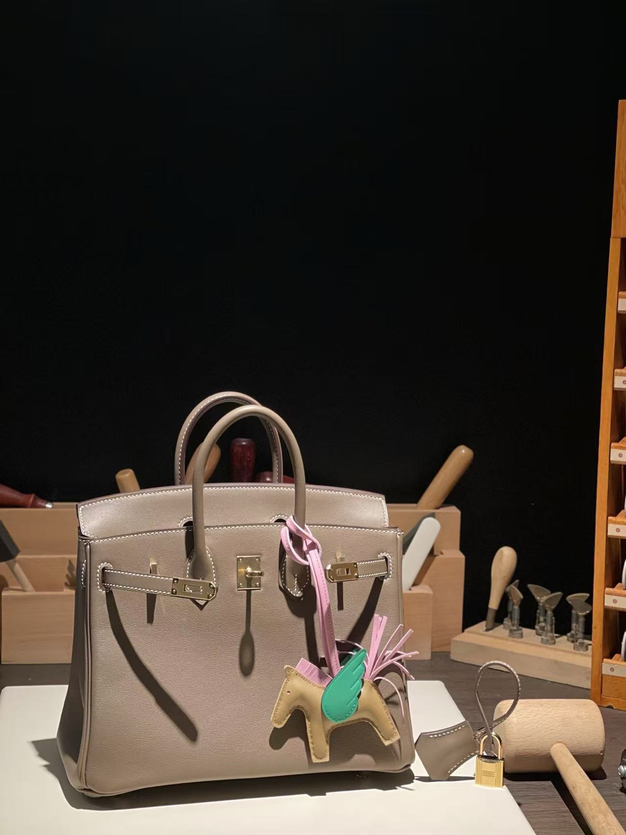  버킨 Birkin 25 스위프트 (国swift)  大象灰