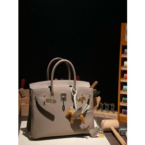 버킨 Birkin 30 (토고) 大象灰金扣