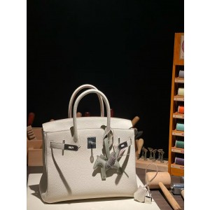 버킨 Birkin 30 (토고) 奶昔白银扣