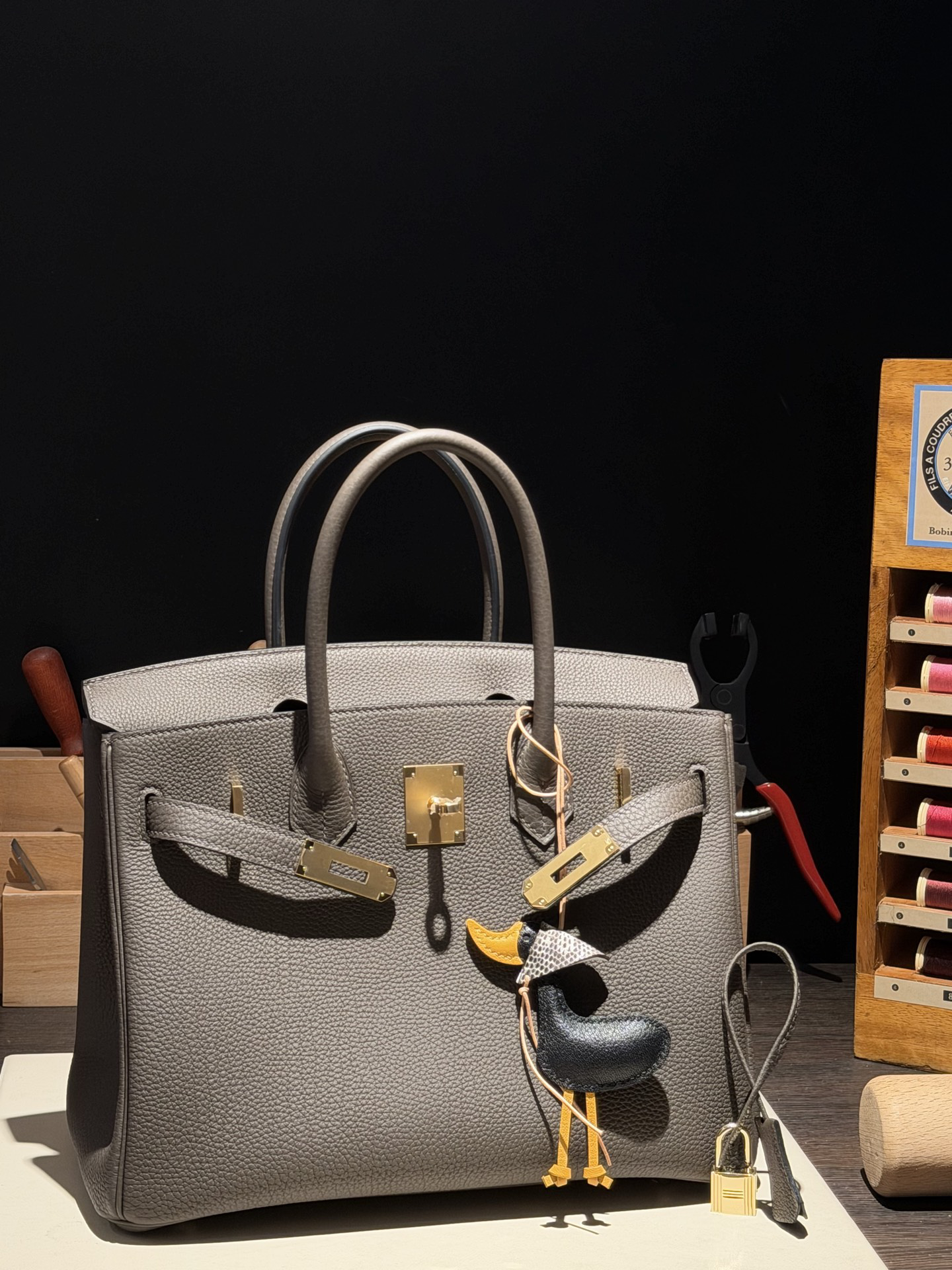 버킨 Birkin 30 (토고) 锡器灰