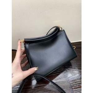 알라이아 AL Click 라지 (클립형/양가죽) 블랙 竖版平纹黑色