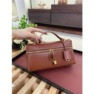 로로피아나 Loro Piana 23 새들가죽 平纹棕色