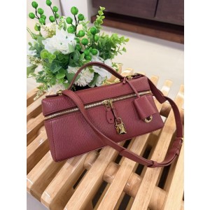 로로피아나 Loro Piana 23 GR가죽 牙签纹波尔多红