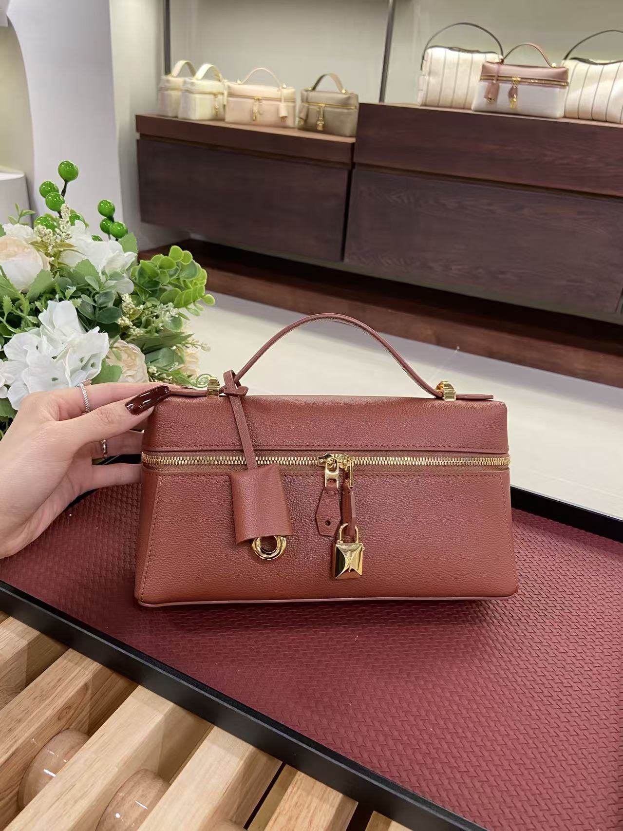 로로피아나 Loro Piana 23 보나도 砖石纹砖红色