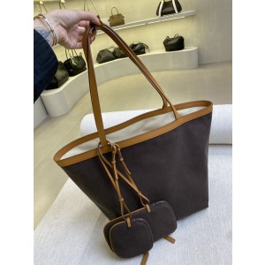 Canvas Bag深咖配米杏