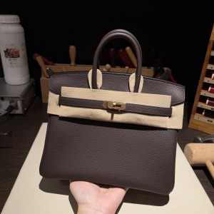 Birkin 25 (토고)马鞍红金扣