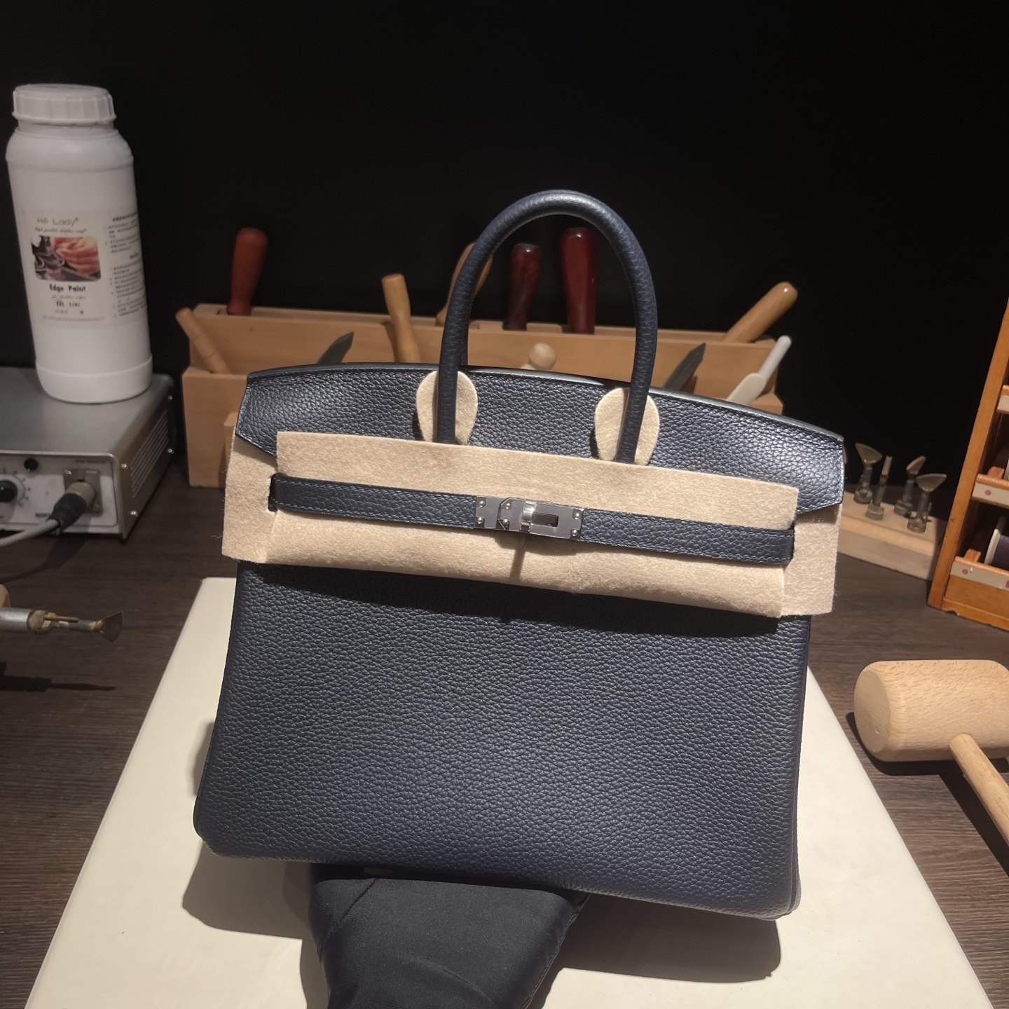 Birkin 25 (토고)午夜蓝银扣