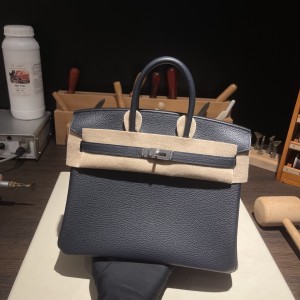 Birkin 25 (토고)午夜蓝银扣