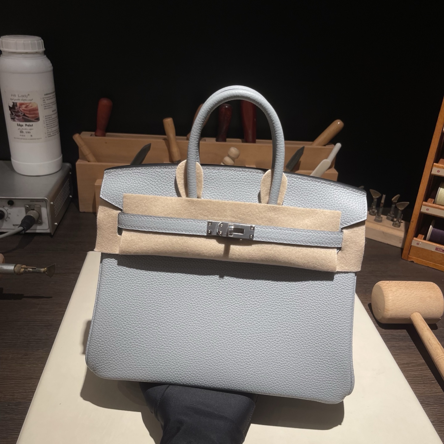 Birkin 25 (토고)冰川蓝银扣