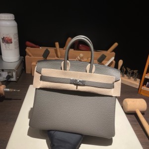 Birkin 25 (토고)锡器灰银扣