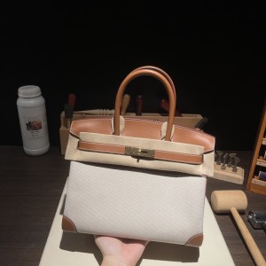 Birkin 30 (canvas+swift)金棕金扣