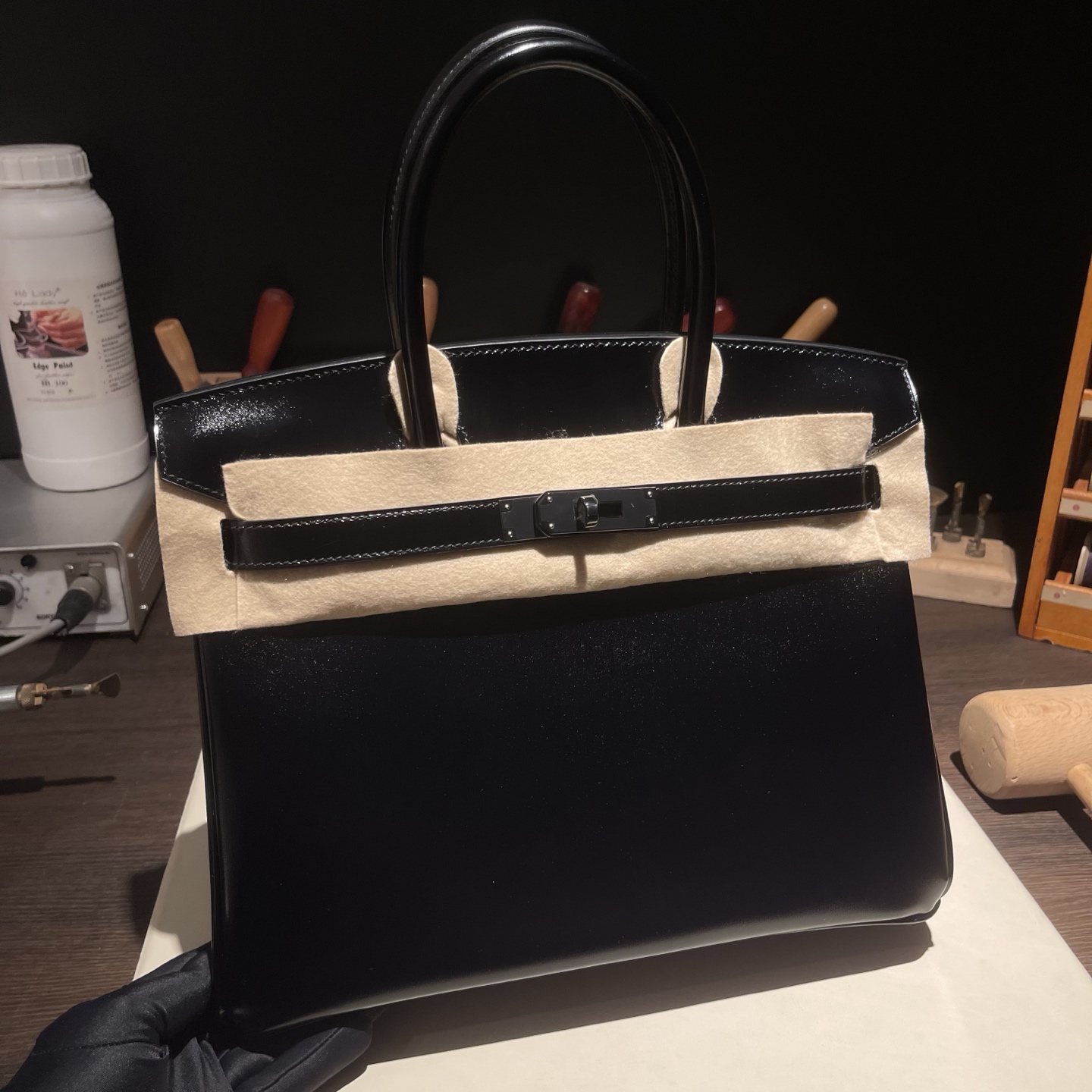 Birkin 30 (BOX) 黑色黒扣