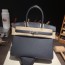 Birkin 30 (토고) 午夜蓝银扣