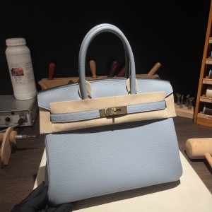 Birkin 30 (토고) 亚麻蓝金扣