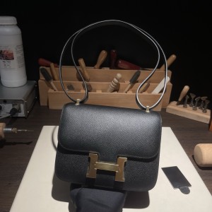 Constance mini(Epson) 18黑色金扣