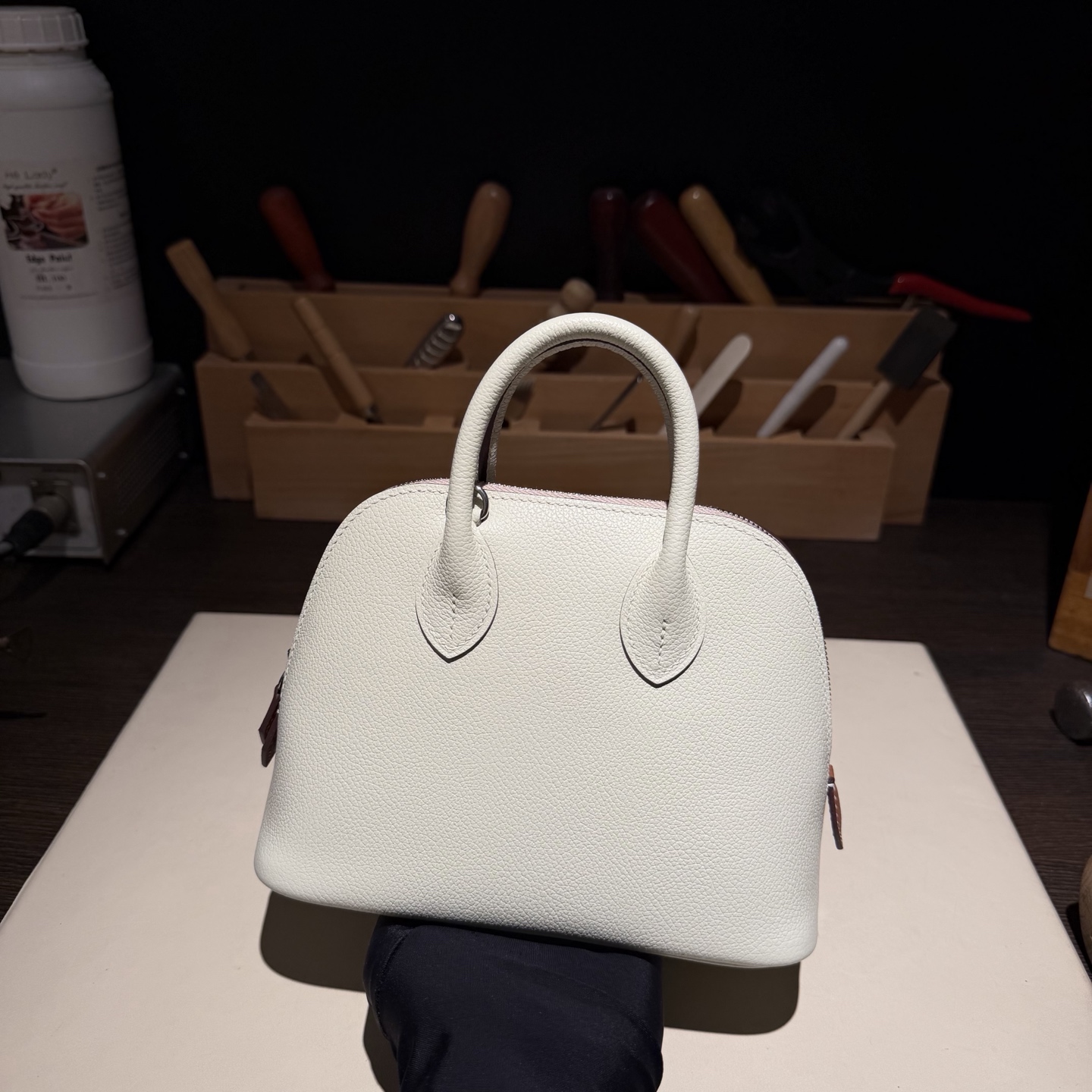 볼리드 Bolide mini(evecoloor)蘑菇白拼金棕银扣