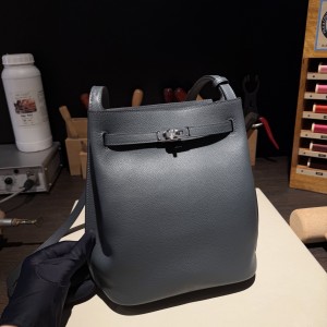 Kelly hobo(eve)雾霾灰银扣