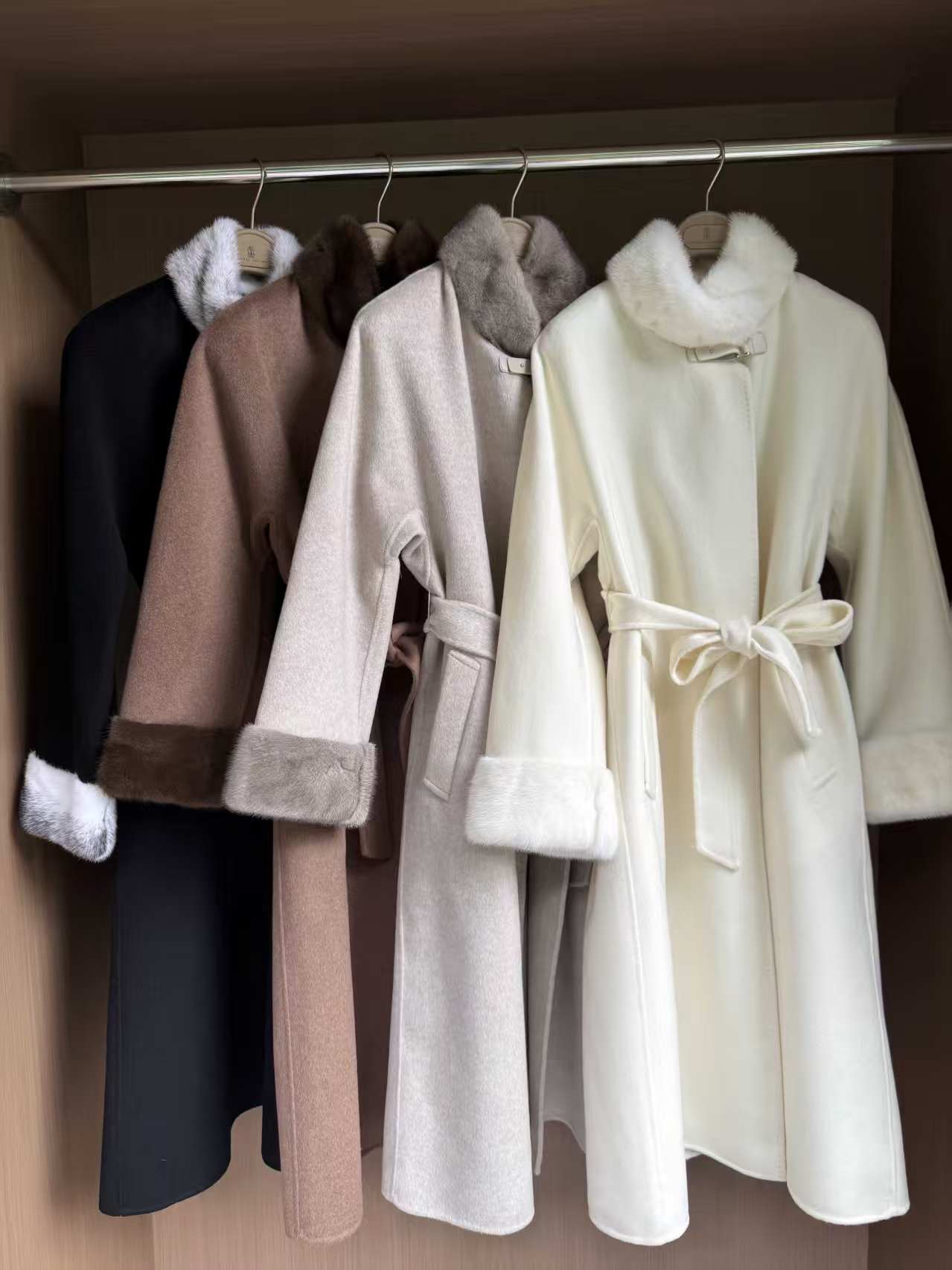 털 긴 코트